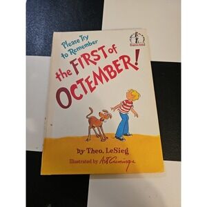 1977 Edition Dr. Seuss 'Please Try To Remember The First Of Octember''  Book